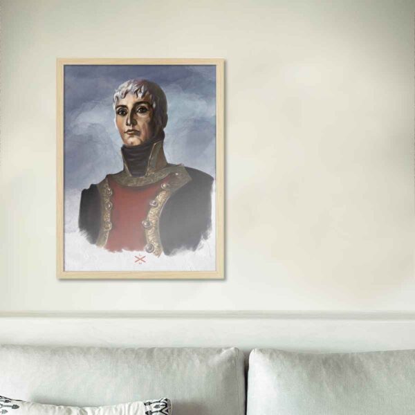 Retrato del Almirante Churruca y a su entrega en Trafalgar