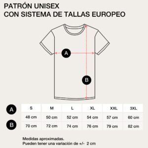 medidas de tallas de camisetaslegado hispánico