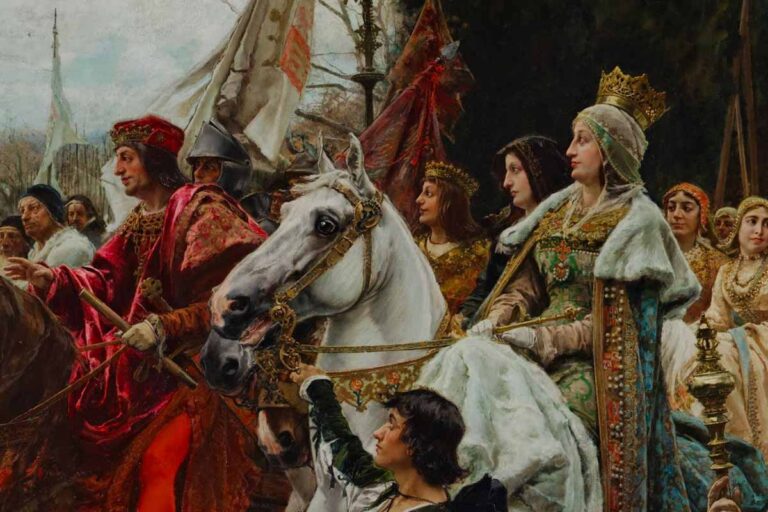 Isabel de Castilla en la toma de Granada