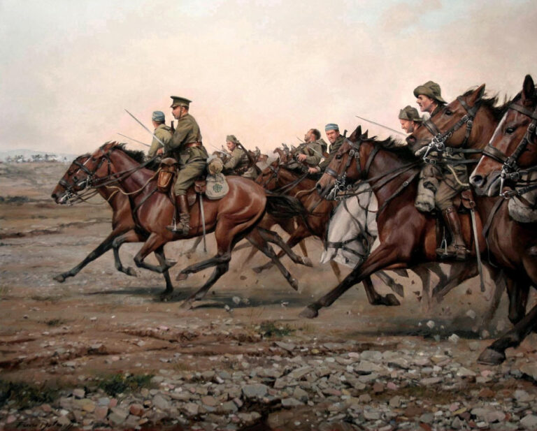 Laureada de Alcántara. Cuadro de Augusto Ferrer Dalmau.