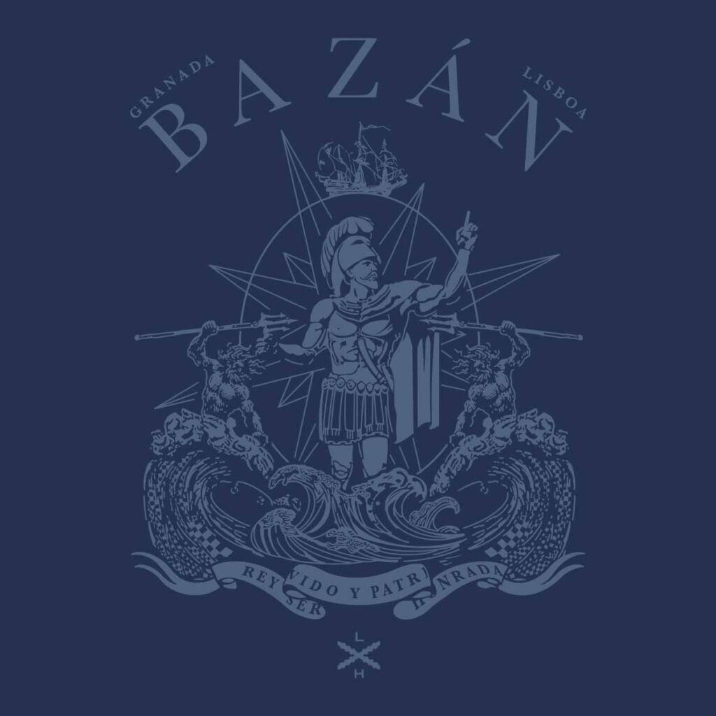 Concepto visual para don Álvaro de Bazán, el almirante invicto.